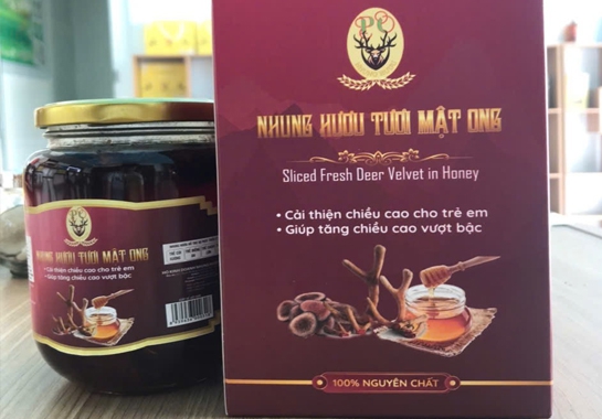 Nhung hươu ngâm mật ong