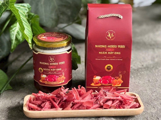 Câu chuyện sản phẩm siro nhung hươu mật ong